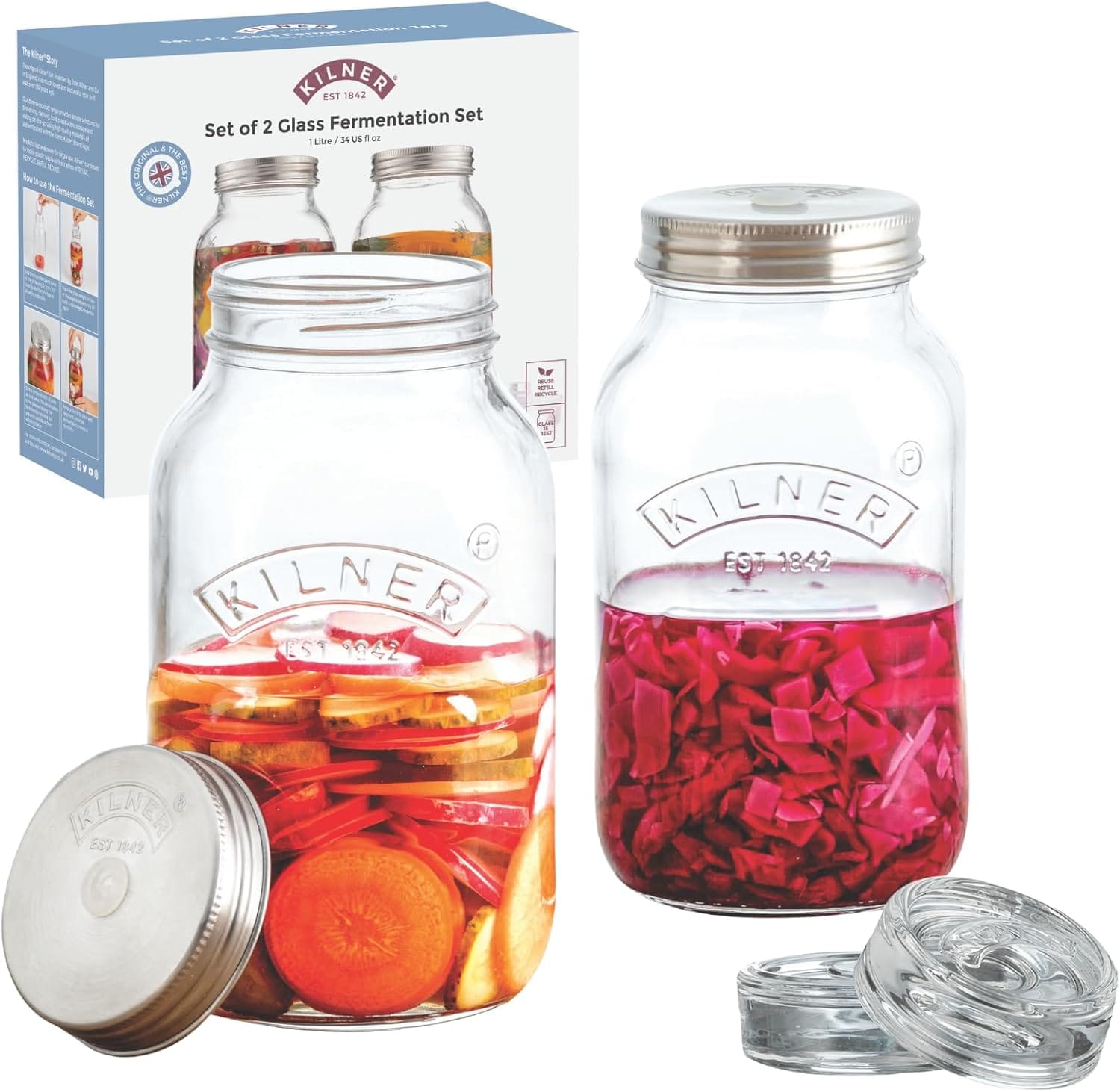 Kilner Fermentation Set 2x1L